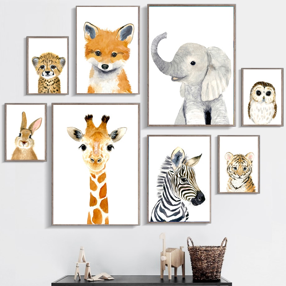 الفيل زيبرا الثعلب الأرنب الدب البومة Giraffe الرسم على لوحات القماش الجدارية الشمال الملصقات و يطبع جدار صور الطفل الاطفال غرفة ديكور الفيل زيبرا الثعلب الأرنب الدب البومة Giraffe الرسم على لوحات القماش الجدارية الشمال الملصقات و يطبع جدار صور الطفل الاطفال غرفة ديكور