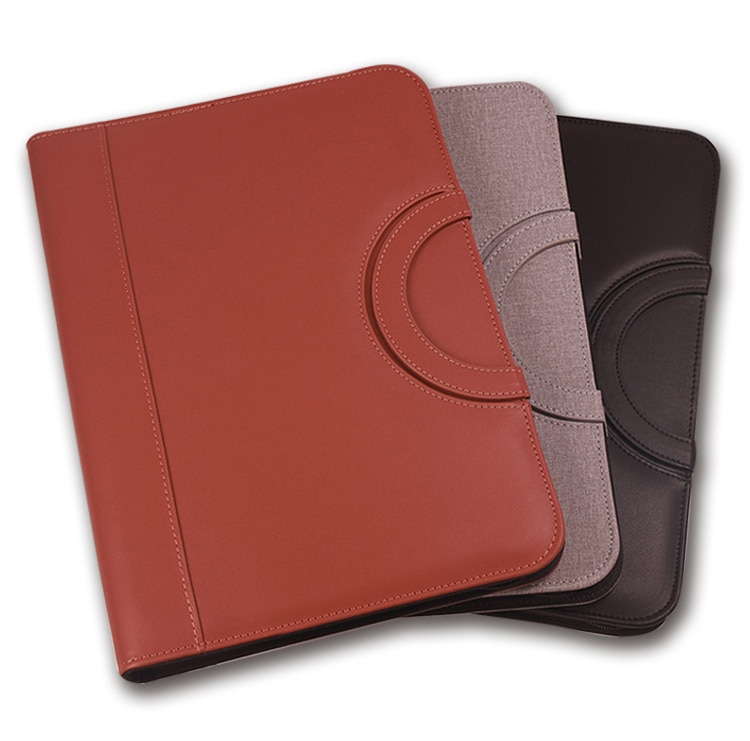 A4 Portable File Folder with Calculator Binder Organizer Manager Office Document Pad Briefcase PU Leather Padfolio Bag Customize A4 Portable File Folder with Calculator Binder Organizer Manager Office Document Pad Briefcase PU Leather Padfolio Bag Customize