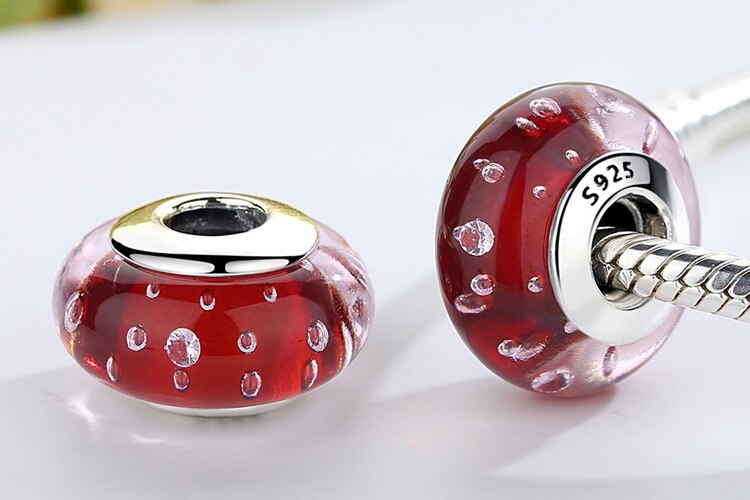 29 Styles Real 925 Sterling Silver Effervescence Murano Glass Beads Fit Original Charm Bracelet Authentic S925 Jewelry 29 Styles Real 925 Sterling Silver Effervescence Murano Glass Beads Fit Original Charm Bracelet Authentic S925 Jewelry