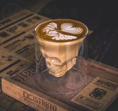 Mug Glasses with Double Bottom Creative Coffe Cup Resistant Mug Glasses with Double Bottom Creative Coffe Cup Resistant