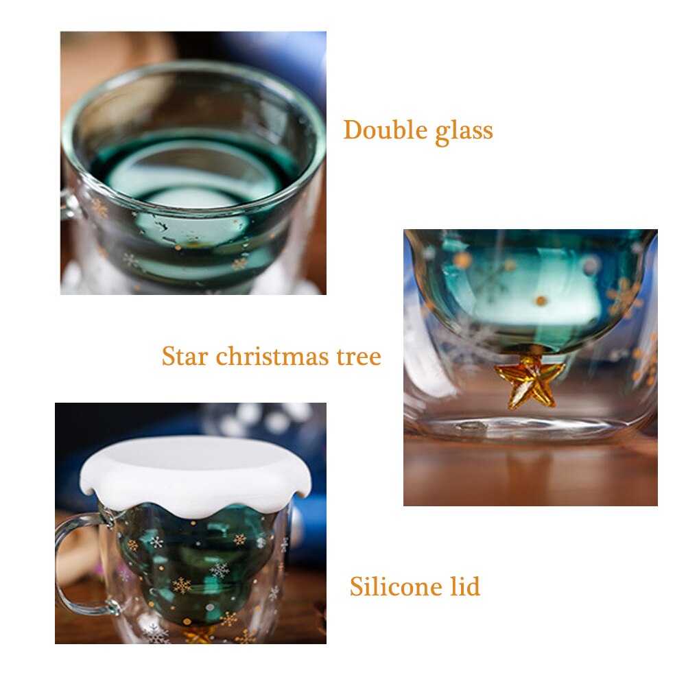 Mug Glasses with Double Bottom Creative Coffe Cup Resistant Mug Glasses with Double Bottom Creative Coffe Cup Resistant