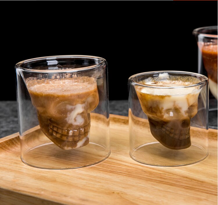 Mug Glasses with Double Bottom Creative Coffe Cup Resistant Mug Glasses with Double Bottom Creative Coffe Cup Resistant
