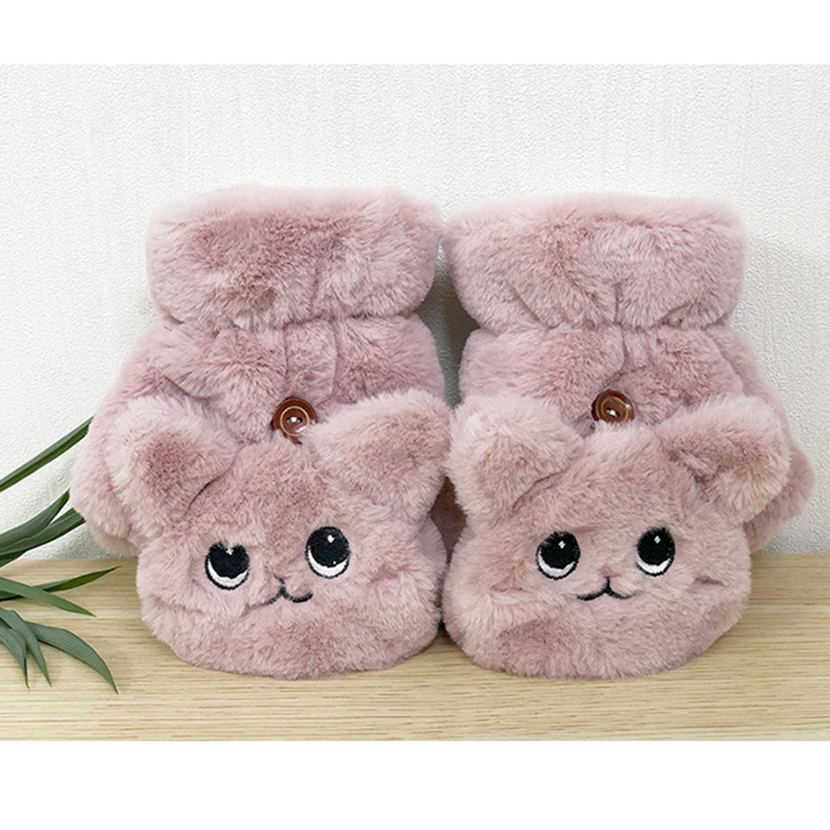 Women Winter Fur Rabbit Mittens fingerless Gloves Plush Warm Glove Winter Soft Thick Gloves for Women Girl Flexible Half Finger Women Winter Fur Rabbit Mittens fingerless Gloves Plush Warm Glove Winter Soft Thick Gloves for Women Girl Flexible Half Finger