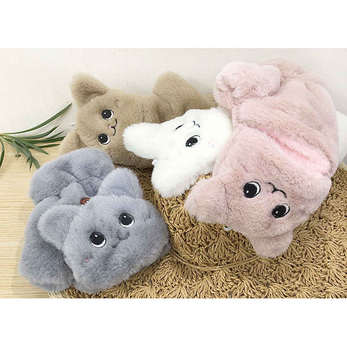 Women Winter Fur Rabbit Mittens fingerless Gloves Plush Warm Glove Winter Soft Thick Gloves for Women Girl Flexible Half Finger Women Winter Fur Rabbit Mittens fingerless Gloves Plush Warm Glove Winter Soft Thick Gloves for Women Girl Flexible Half Finger