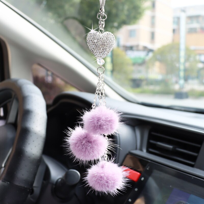 Fashion Car View Mirror Hanging Pendant Auto Home Decor Lucky Vehicle Ornament Mini Car Accessory Interior Hanging For Girls Fashion Car View Mirror Hanging Pendant Auto Home Decor Lucky Vehicle Ornament Mini Car Accessory Interior Hanging For Girls