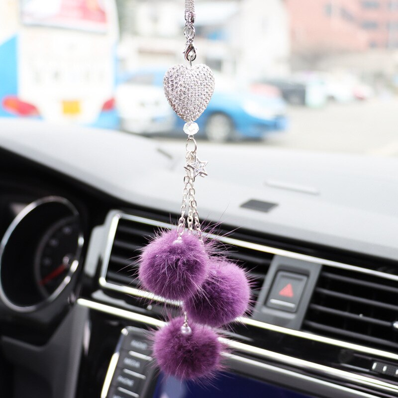 Fashion Car View Mirror Hanging Pendant Auto Home Decor Lucky Vehicle Ornament Mini Car Accessory Interior Hanging For Girls Fashion Car View Mirror Hanging Pendant Auto Home Decor Lucky Vehicle Ornament Mini Car Accessory Interior Hanging For Girls