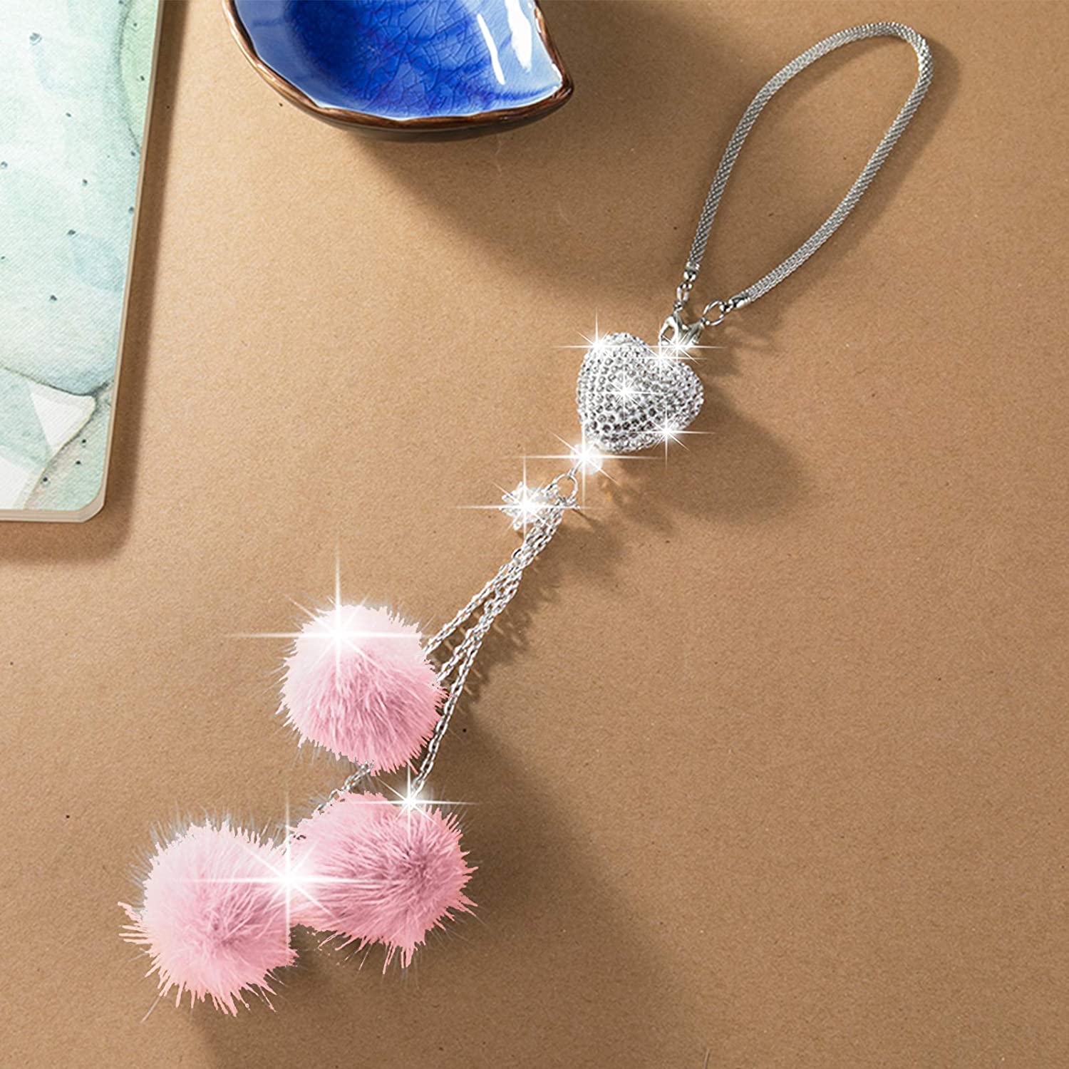 Fashion Car View Mirror Hanging Pendant Auto Home Decor Lucky Vehicle Ornament Mini Car Accessory Interior Hanging For Girls Fashion Car View Mirror Hanging Pendant Auto Home Decor Lucky Vehicle Ornament Mini Car Accessory Interior Hanging For Girls