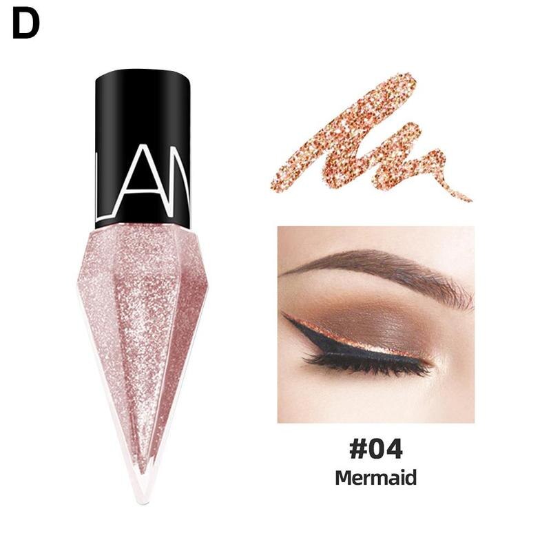 Eye Shadow Pearlescent Diamond Eye Shadow Liquid 5-color Sequins MakeUp Smooth Mini Fine Brush Eyeliner Shine And Head Eye Shadow Pearlescent Diamond Eye Shadow Liquid 5-color Sequins MakeUp Smooth Mini Fine Brush Eyeliner Shine And Head