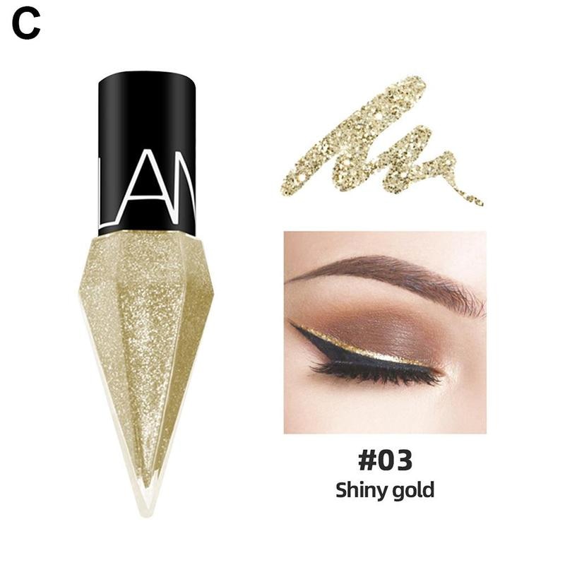 Eye Shadow Pearlescent Diamond Eye Shadow Liquid 5-color Sequins MakeUp Smooth Mini Fine Brush Eyeliner Shine And Head Eye Shadow Pearlescent Diamond Eye Shadow Liquid 5-color Sequins MakeUp Smooth Mini Fine Brush Eyeliner Shine And Head