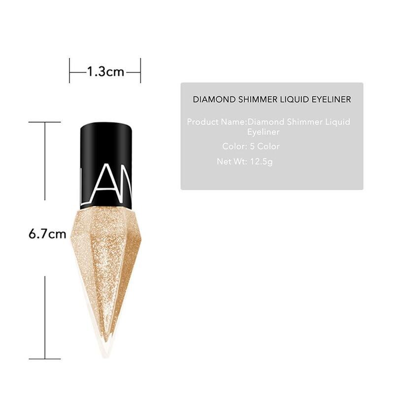 Eye Shadow Pearlescent Diamond Eye Shadow Liquid 5-color Sequins MakeUp Smooth Mini Fine Brush Eyeliner Shine And Head Eye Shadow Pearlescent Diamond Eye Shadow Liquid 5-color Sequins MakeUp Smooth Mini Fine Brush Eyeliner Shine And Head