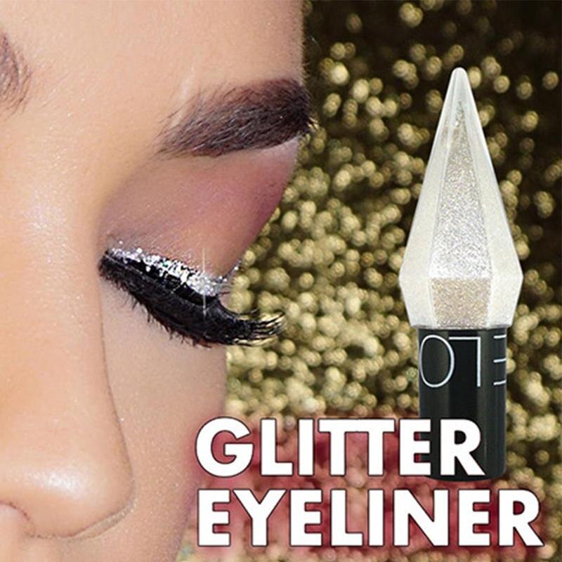 Eye Shadow Pearlescent Diamond Eye Shadow Liquid 5-color Sequins MakeUp Smooth Mini Fine Brush Eyeliner Shine And Head Eye Shadow Pearlescent Diamond Eye Shadow Liquid 5-color Sequins MakeUp Smooth Mini Fine Brush Eyeliner Shine And Head