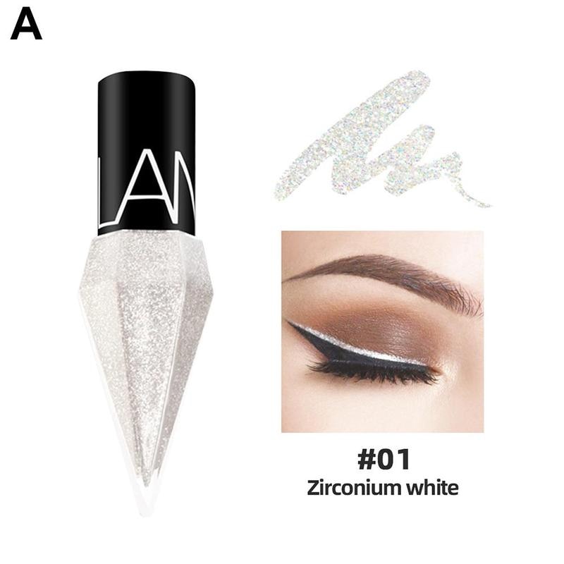 Eye Shadow Pearlescent Diamond Eye Shadow Liquid 5-color Sequins MakeUp Smooth Mini Fine Brush Eyeliner Shine And Head Eye Shadow Pearlescent Diamond Eye Shadow Liquid 5-color Sequins MakeUp Smooth Mini Fine Brush Eyeliner Shine And Head