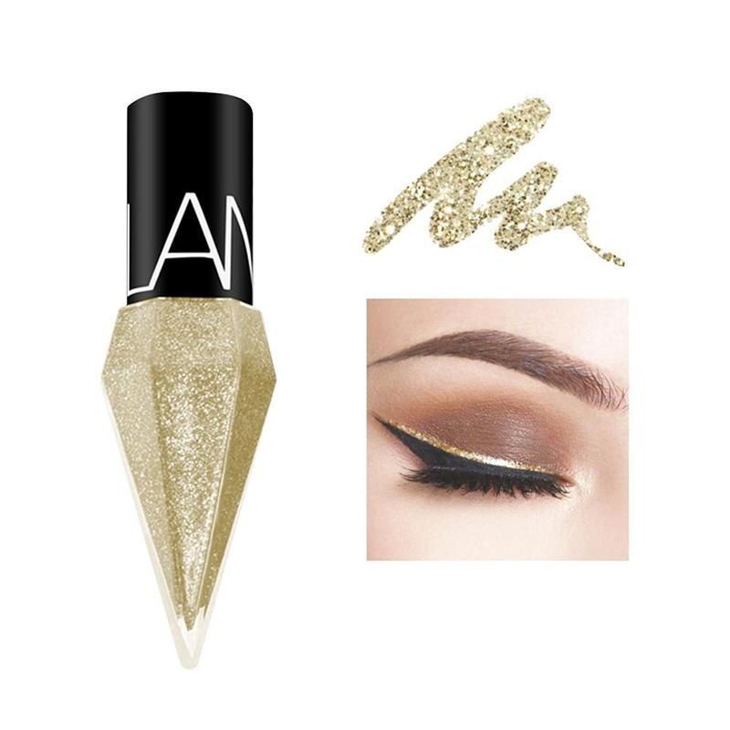 Eye Shadow Pearlescent Diamond Eye Shadow Liquid 5-color Sequins MakeUp Smooth Mini Fine Brush Eyeliner Shine And Head Eye Shadow Pearlescent Diamond Eye Shadow Liquid 5-color Sequins MakeUp Smooth Mini Fine Brush Eyeliner Shine And Head
